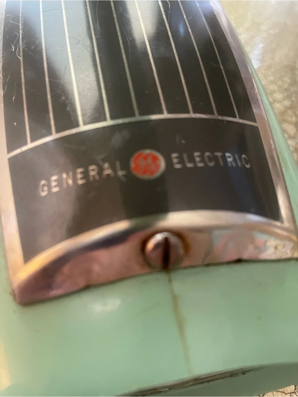 1960s Vintage Green Hand Mixer General Electric